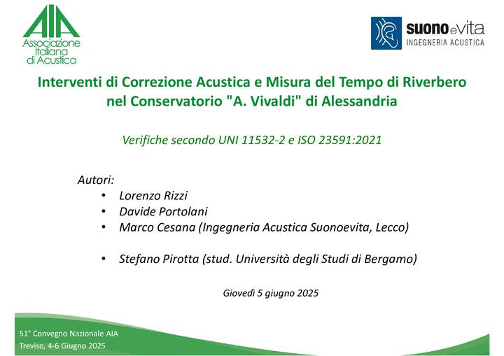 Articolo conservatorio AIA 2025
