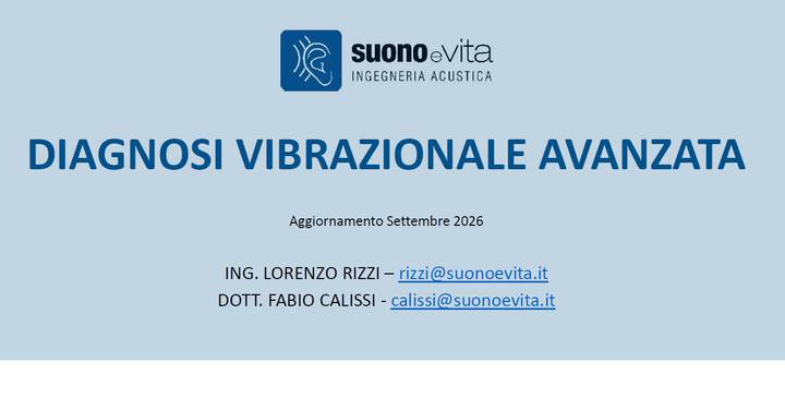 Servizi di analisi diagnosi delel vibrazioni